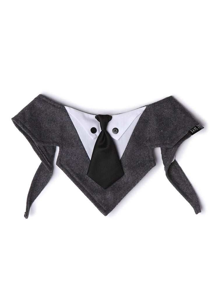 TAIL TRENDS | Mr. Grey Formal Bandana Accessories TAIL TRENDS   