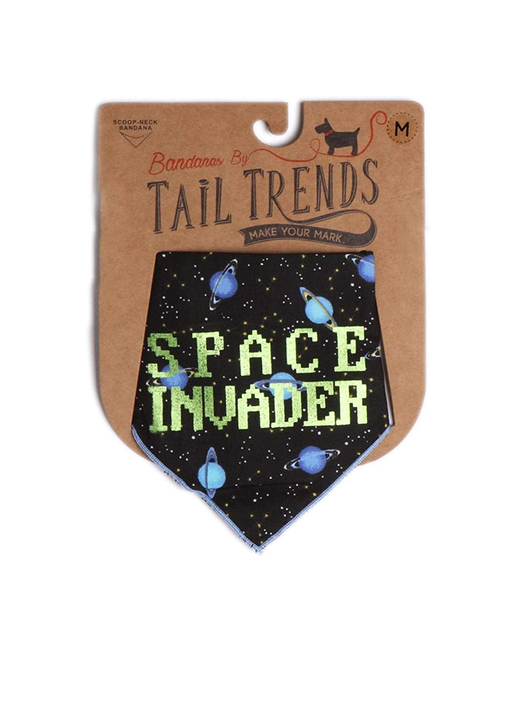TAIL TRENDS | Space Invader Bandana Accessories TAIL TRENDS   