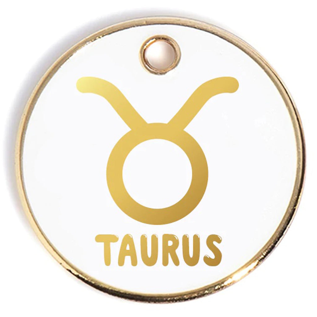 What's Your Sign? Custom Dog Tag (Custom/Drop-Ship) Accessories TRILL PAWS Taurus  