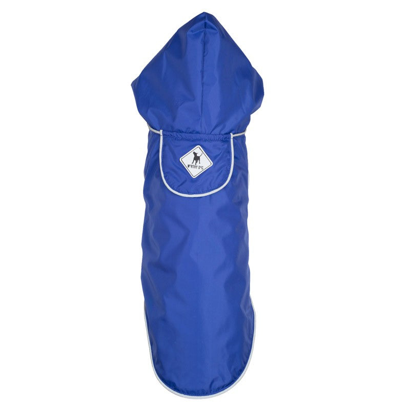 Seattle Slicker Jacket in Blue (Drop-Ship) Drop Ship THE WORTHY DOG   