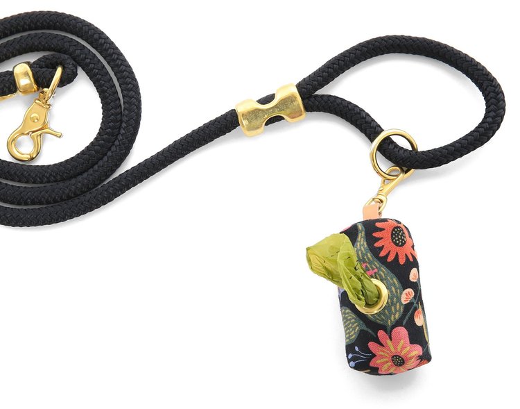THE FOGGY DOG | Rifle Paper Co. Boho Birds Midnight Leash Bag Add-Ons THE FOGGY DOG   