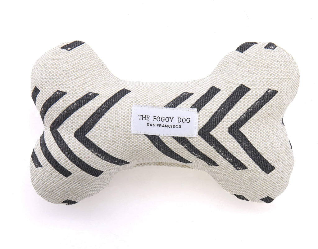 THE FOGGY DOG | Modern Mudcloth Dog Bone Toy Toys THE FOGGY DOG   