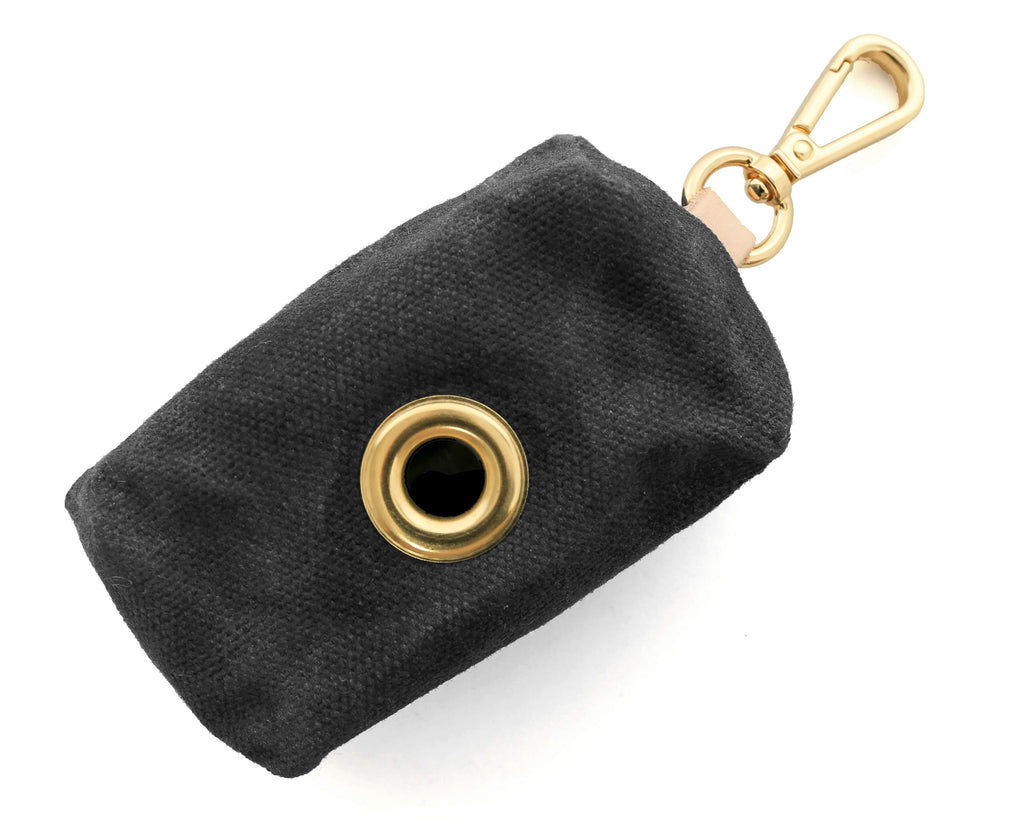 THE FOGGY DOG | Onyx Waxed Canvas Leash Bag Add-Ons THE FOGGY DOG   