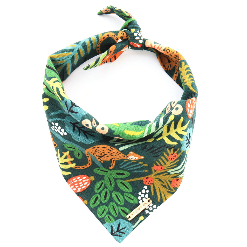 THE FOGGY DOG | Whimsical Jungle Bandana Accessories THE FOGGY DOG   