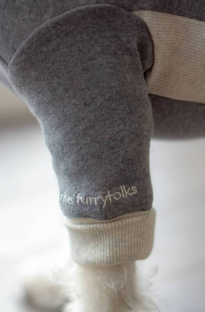 THE FURRYFOLKS | High Neck Tee in Grey Apparel THE FURRY FOLKS   