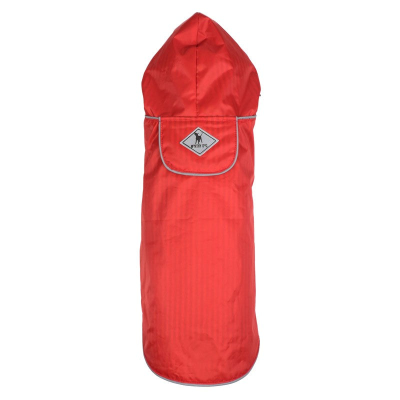 Seattle Slicker Jacket in Red (Drop-Ship) Drop Ship THE WORTHY DOG   