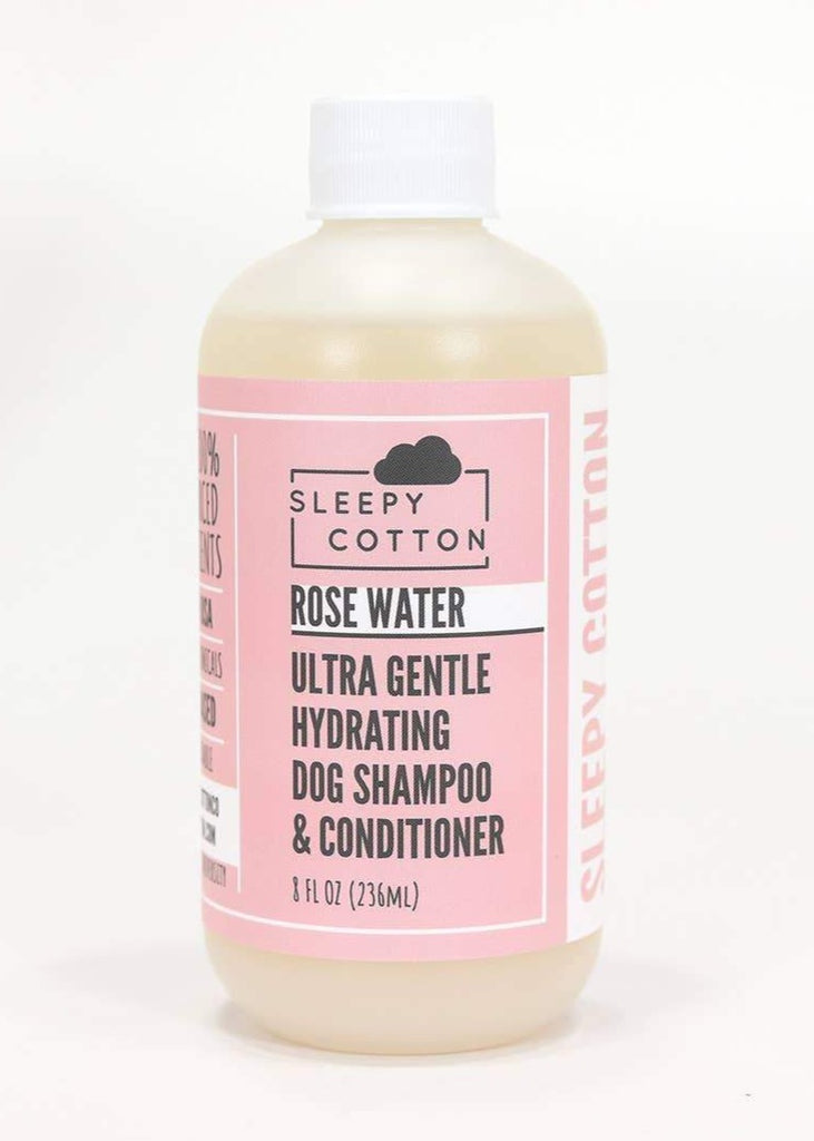 Hydrating Rose Water Dog Shampoo & Conditioner HOME SLEEPY COTTON   