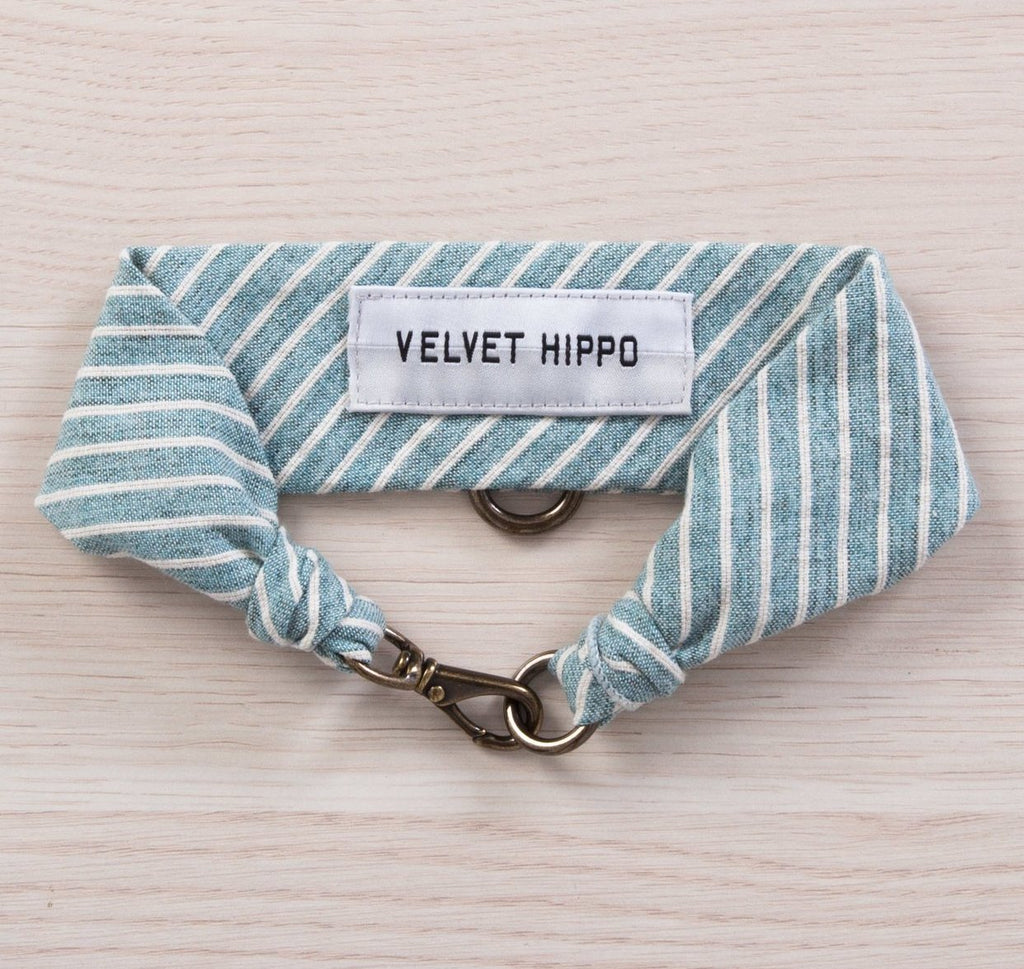 VELVET HIPPO | Kanoa Band in Chambray Stripe Accessories VELVET HIPPO   