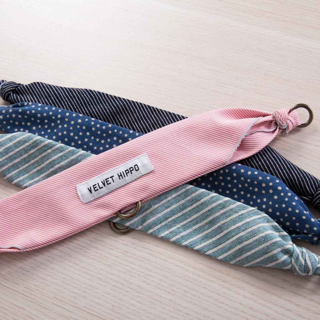 VELVET HIPPO | Kanoa Band in Chambray Stripe Accessories VELVET HIPPO   