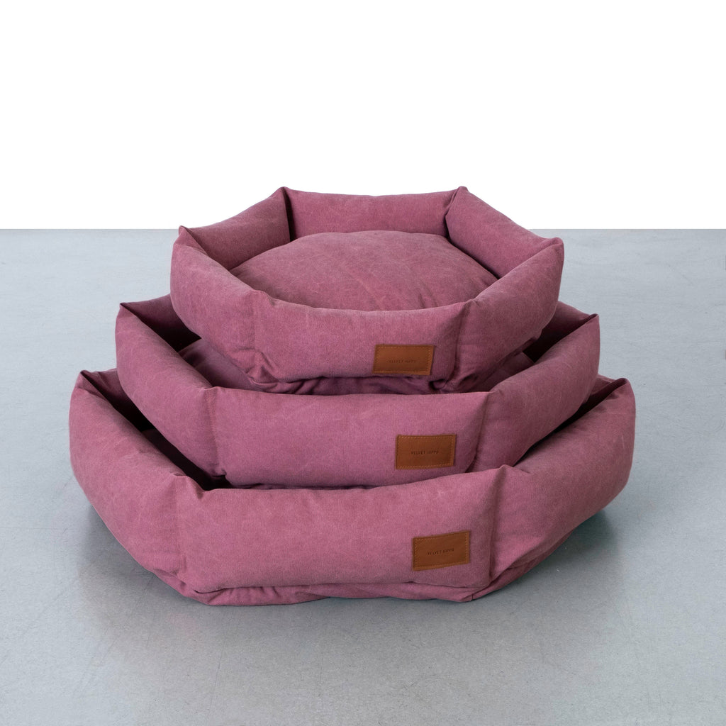 Rugged Canvas Hex Cushion in Sunset (Custom/Drop-Ship) Sleep VELVET HIPPO   