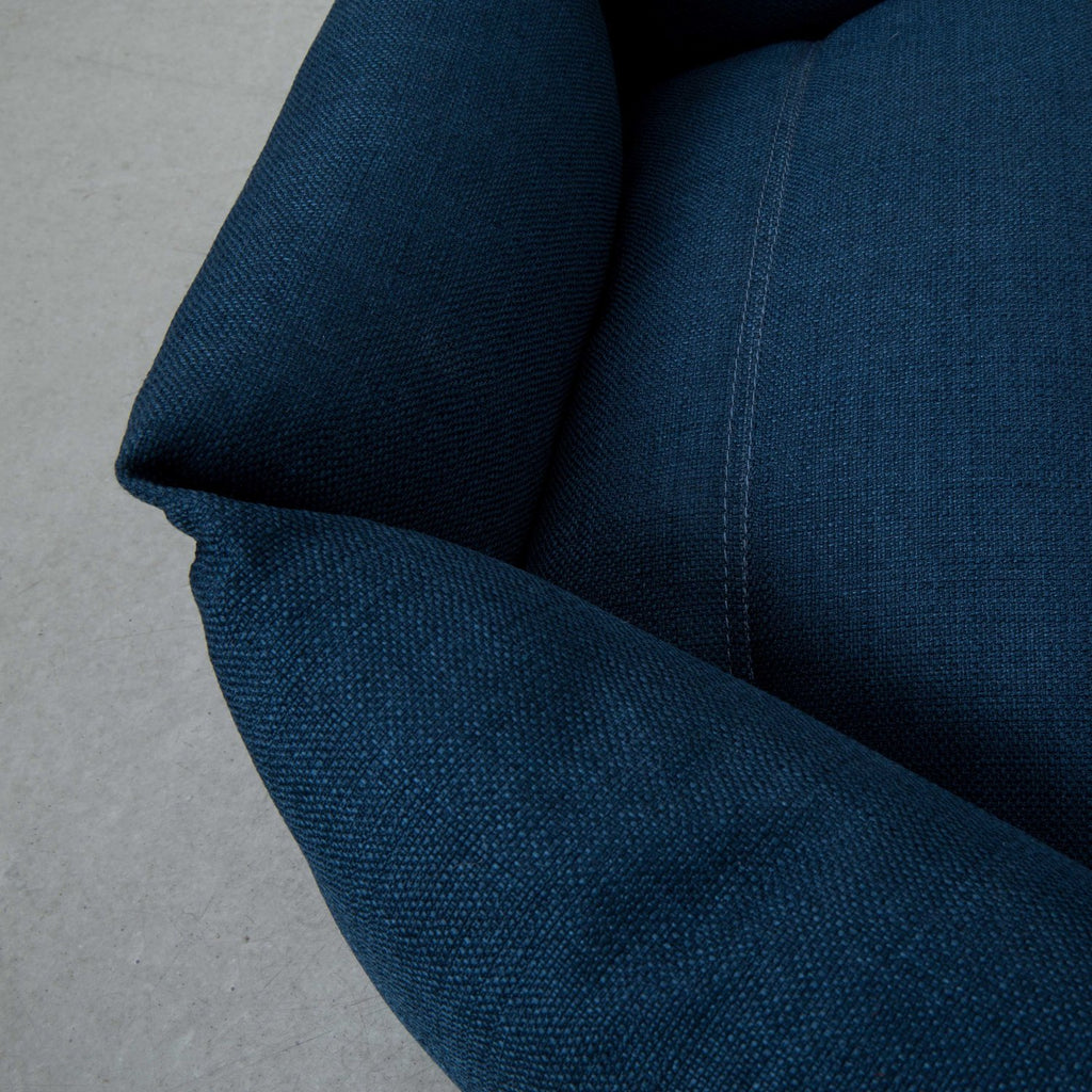 VELVET HIPPO | Hex Cushion in Harbor Blue Sleep VELVET HIPPO   