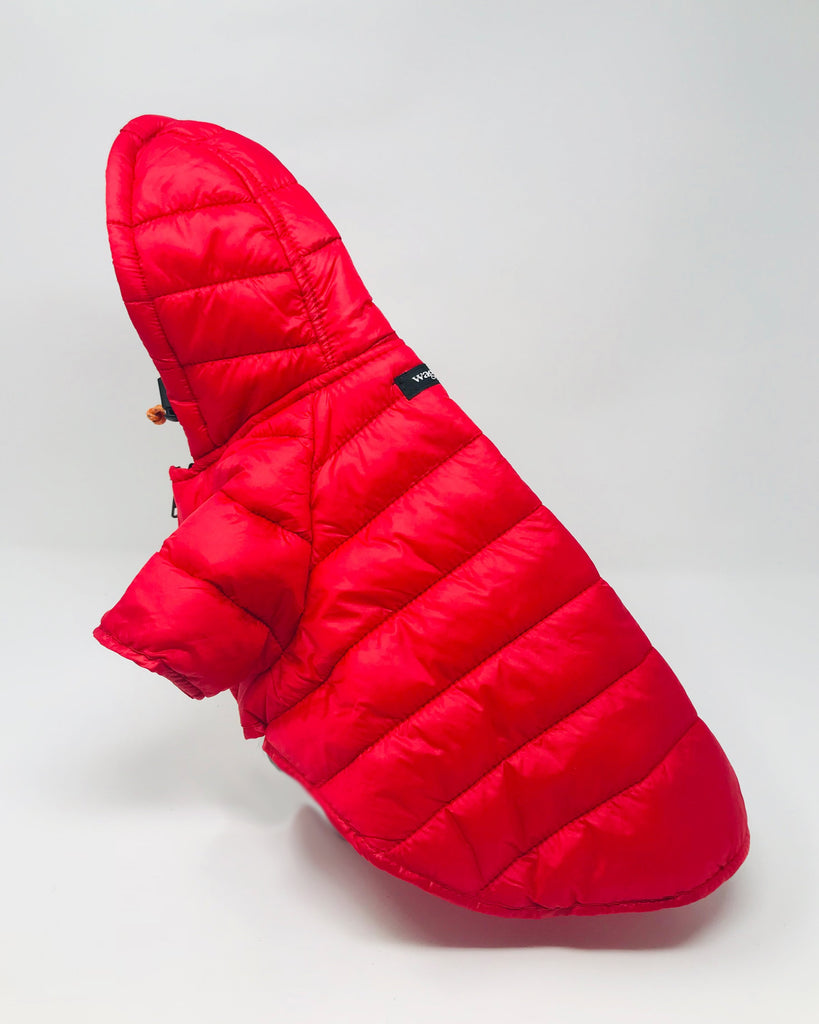 WAGWEAR | Puffer Jacket in Red  WAGWEAR   