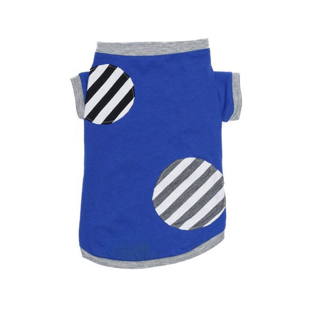 WARE of the DOG | Dot T Shirt in Blue Apparel WARE OF THE DOG   