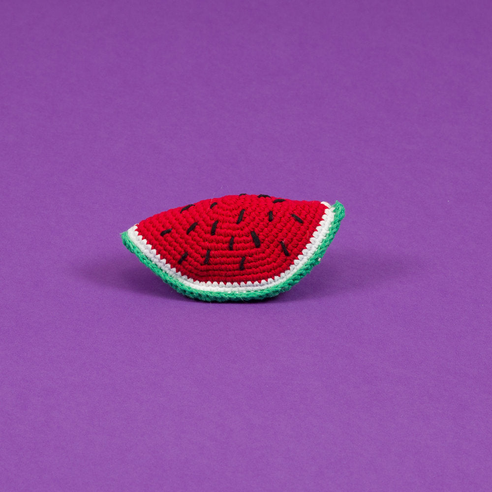 WARE OF THE DOG | Hand Crochet Watermelon Toy Toy WARE OF THE DOG   