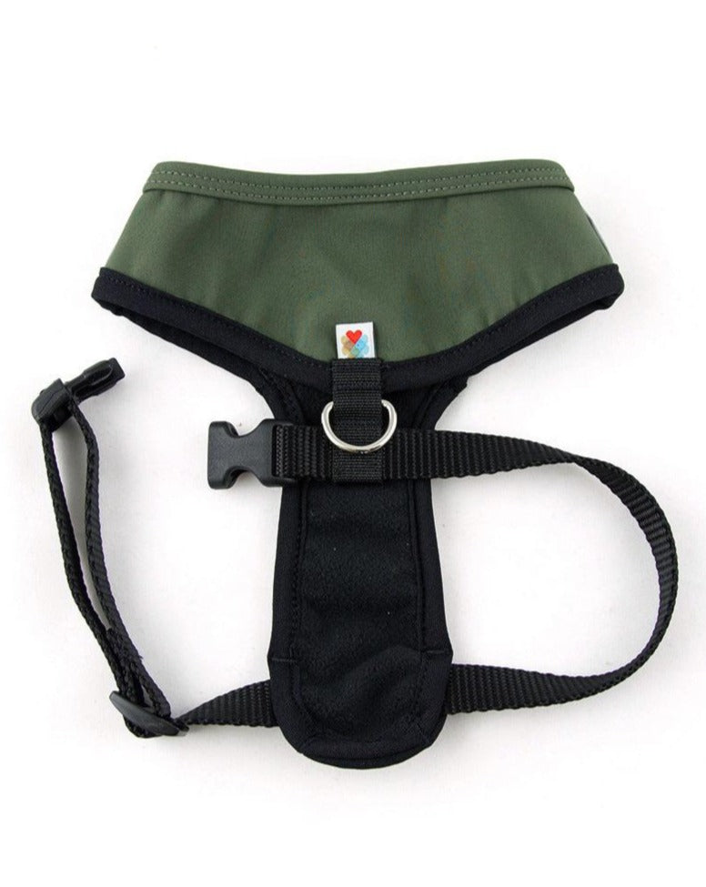 Laguna Dog Harness in Olive WALK WILDEBEEST   