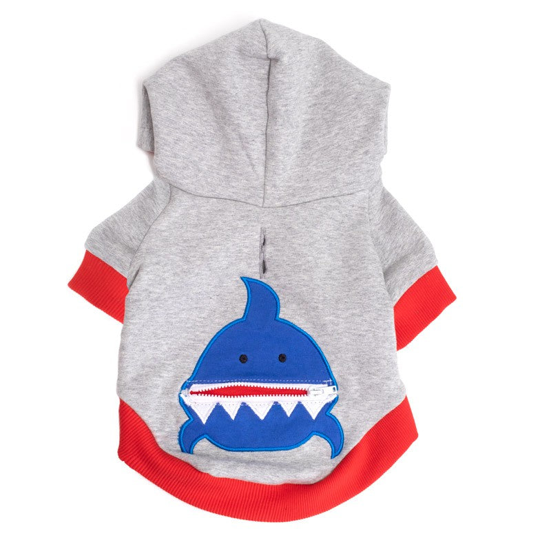 Shark Hoodie (Drop-Ship) Drop Ship THE WORTHY DOG   