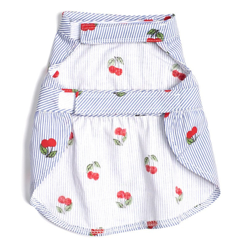 THE WORTHY DOG | Cherries Dress Apparel THE WORTHY DOG   