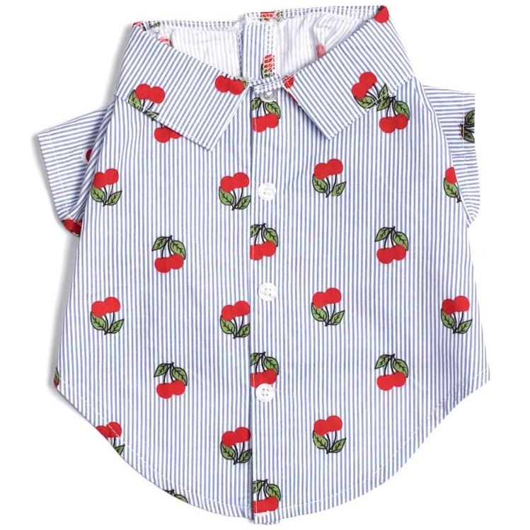 THE WORTHY DOG | Cherries Shirt Apparel THE WORTHY DOG   