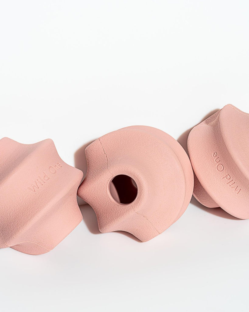 Twist Toss Dog Toy in Blush Play Wild One   