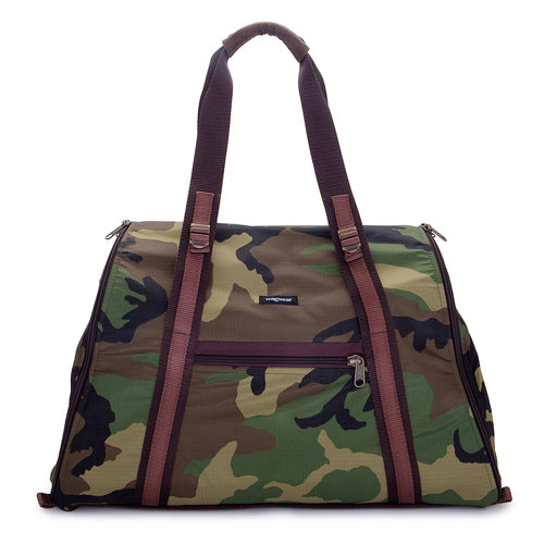 WAGWEAR | Cotton Ripstop Airline Carrier in Camo Bag WAGWEAR   