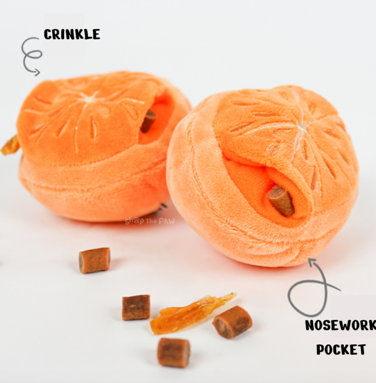 Half Orange Nosework Dog Toy (FINAL SALE) Dog Toys HOWLPOT   