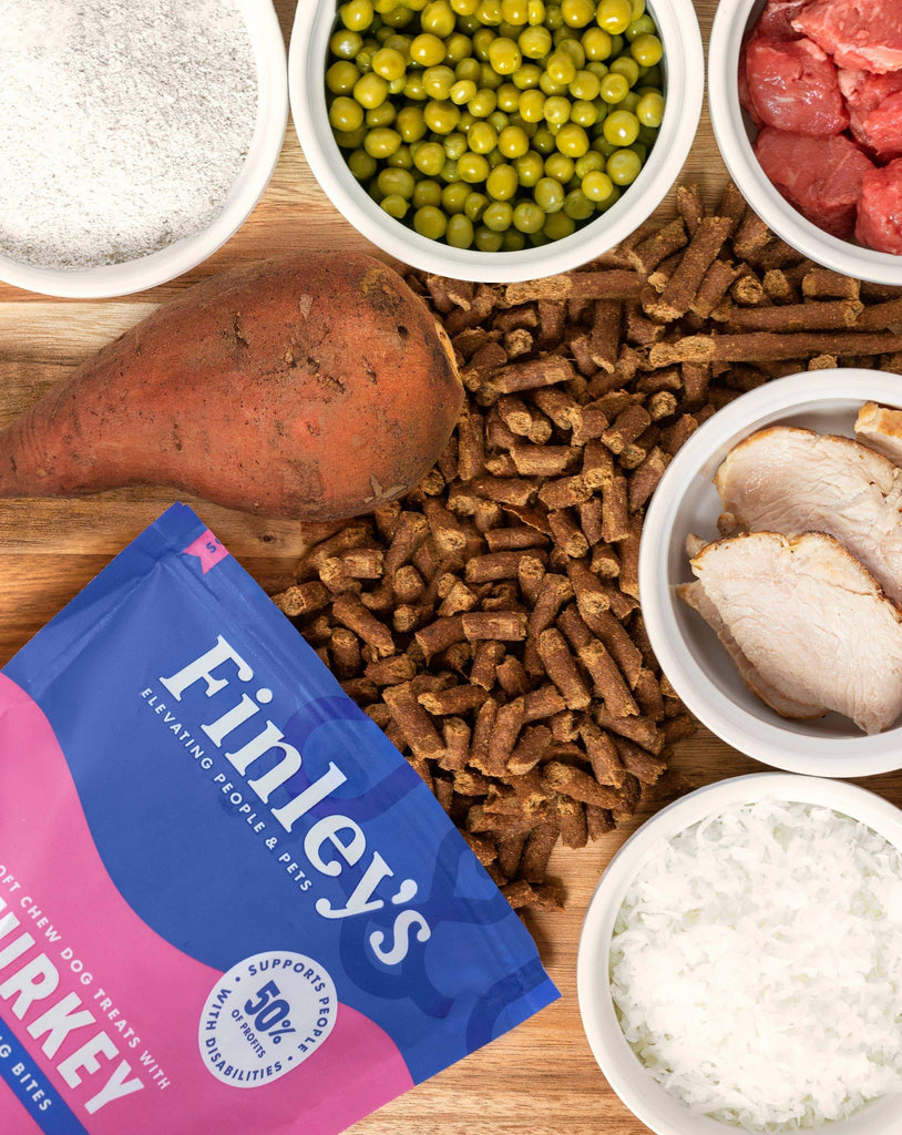 Turkey Recipe Soft Training Bites Dog Treats Eat FINLEY'S BARKERY   