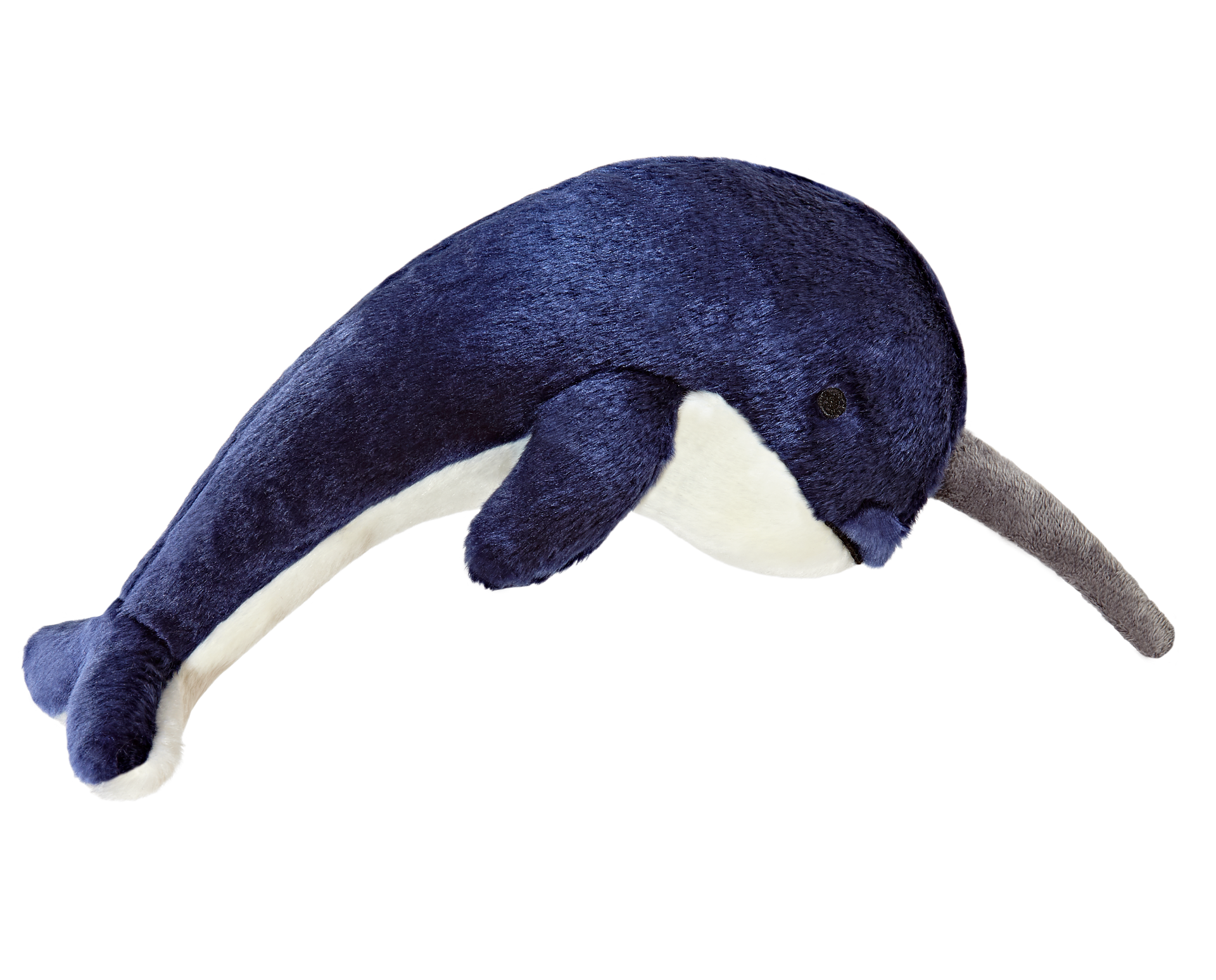 FLUFF & TUFF | Bleu Narwhal Plush Dog Toy | DOG & CO.