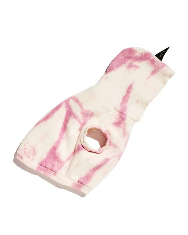Studio Splatter Dog Sweatshirt in Blush (CLEARANCE) Wear FOUND MY ANIMAL   
