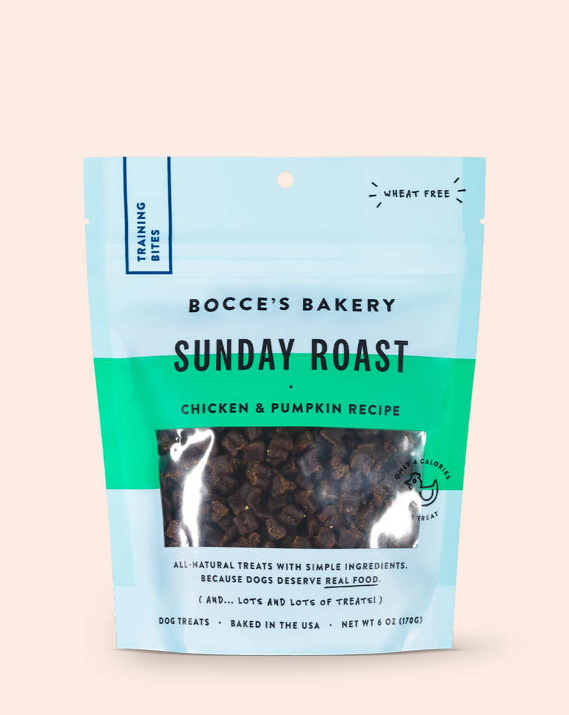 Sunday Roast Chicken & Pumpkin Dog Training Treats Eat BOCCE'S BAKERY   