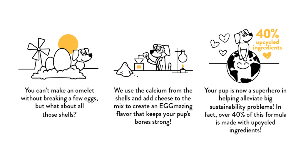Break An Egg Soft Baked Upcycled Dog Treats (FINAL SALE) Eat SHAMELESS PETS   