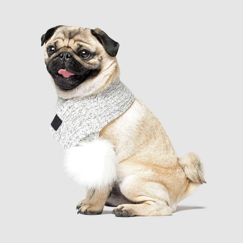 CANADA POOCH | Pom Pom Scarf in Snow Fox Accessories CANADA POOCH   