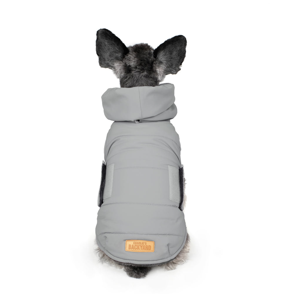 CHARLIE'S BACKYARD | Turtle Padding Jacket in Gray Coats & Jackets CHARLIE'S BACKYARD   