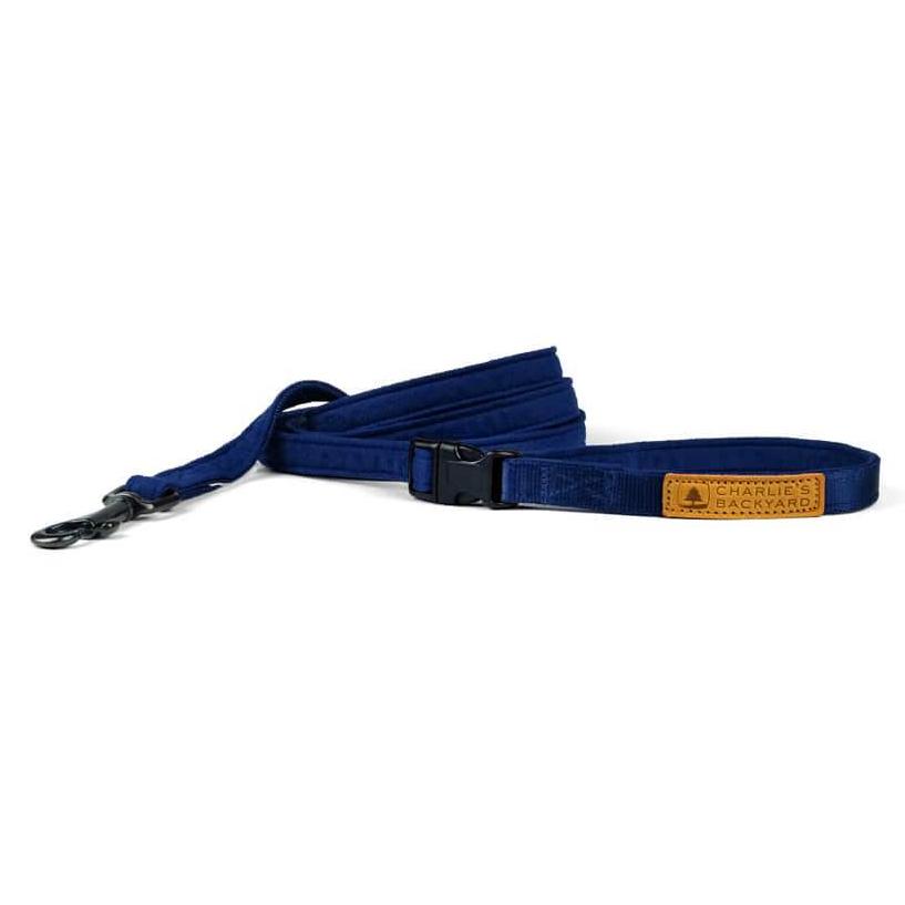 Adjustable Easy Dog Leash in Navy Walk CHARLIE'S BACKYARD   