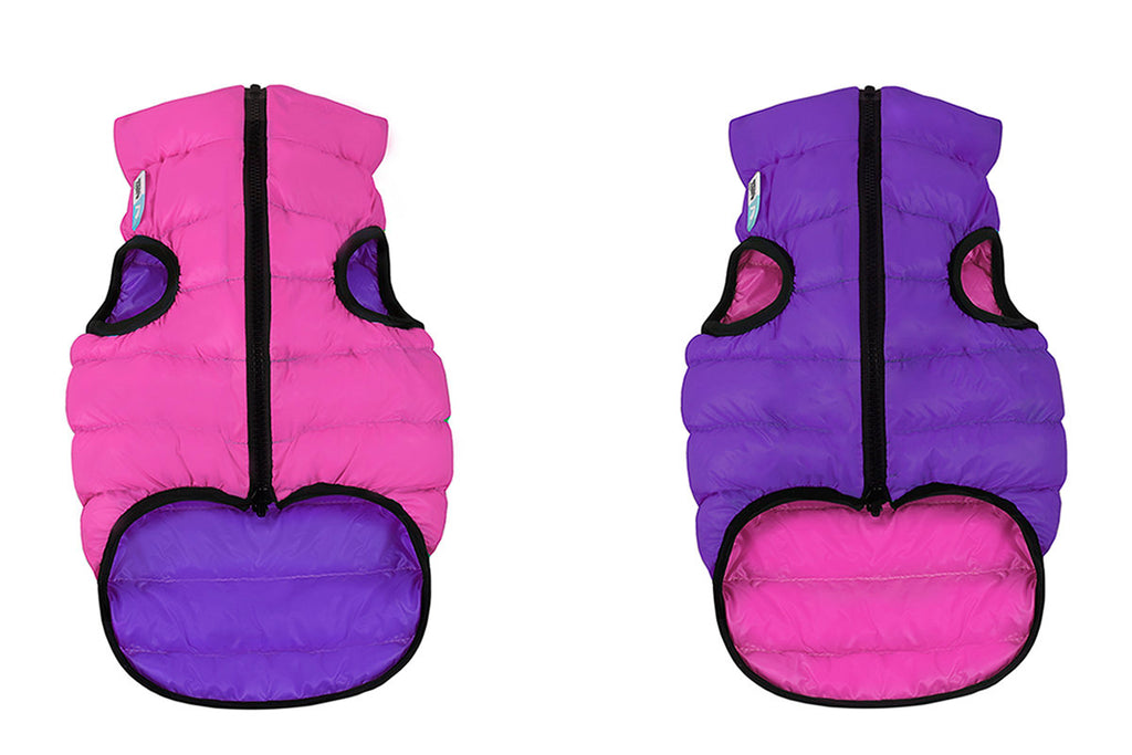 Reversible Puffer AiryVest in Pink and Purple << CLEARANCE >> Wear COLLAR BRAND   