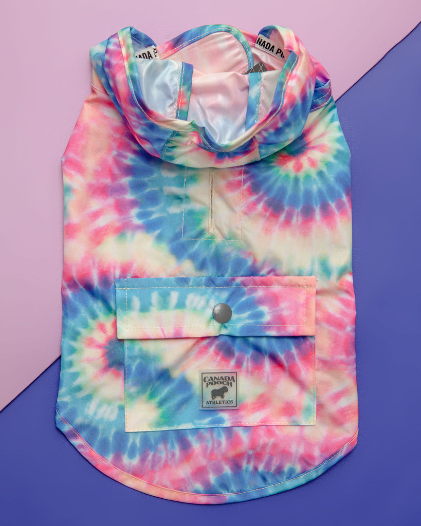 Pick Me Dog Poncho in Tie Dye (FINAL SALE) Wear CANADA POOCH   