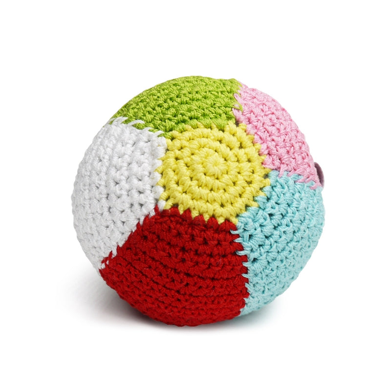 Beach Ball Squeaky Knit Dog Toy (FINAL SALE) Play DOGO   