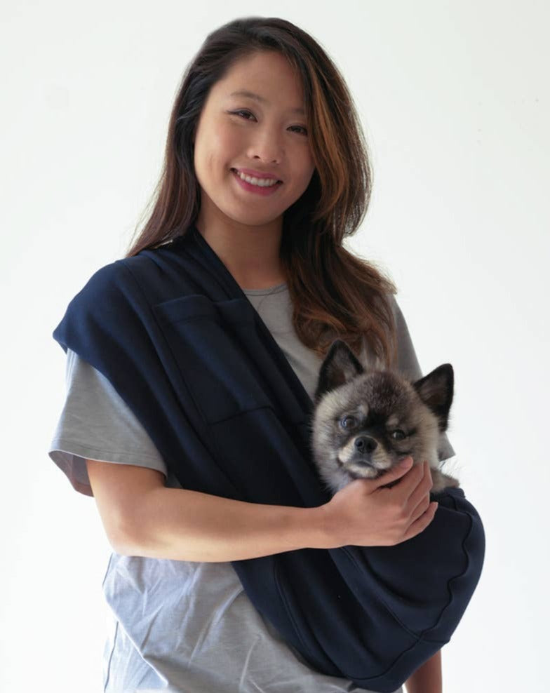 Basic Dog Sling in Navy CARRY BASIC STUDIO   