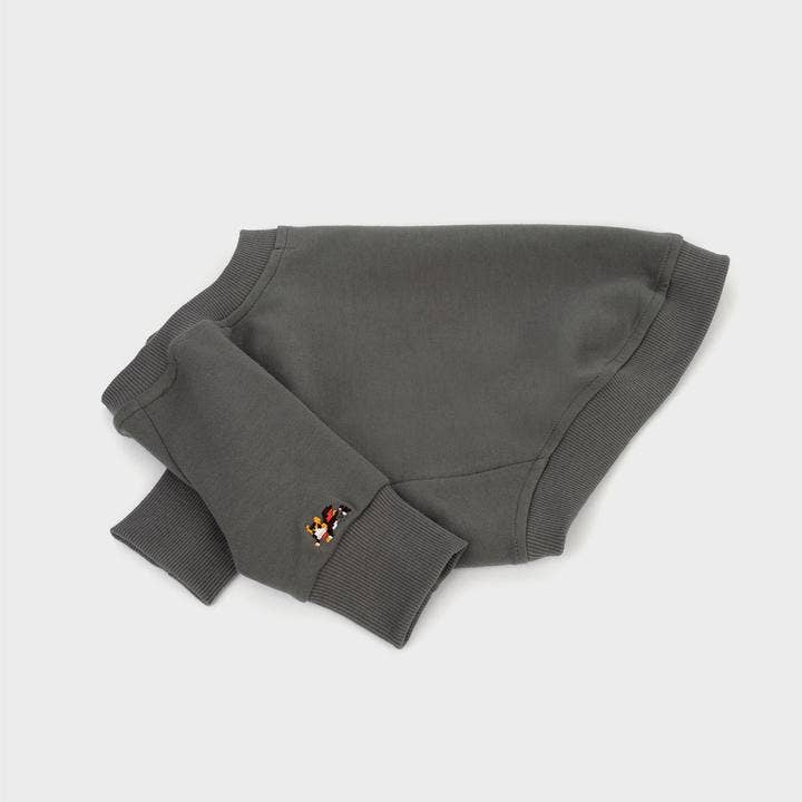Adventure Sweatshirt in Charcoal (FINAL SALE) Dog Apparel HOWLPOT   