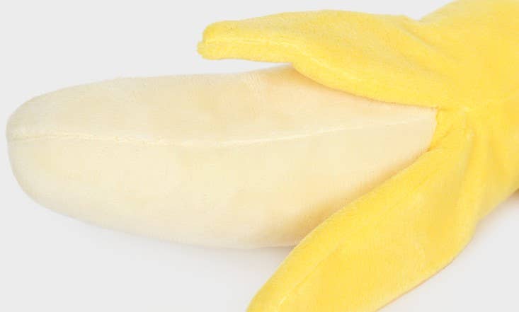 Crinkly Banana Dog Toy Dog Toys HOWLPOT   