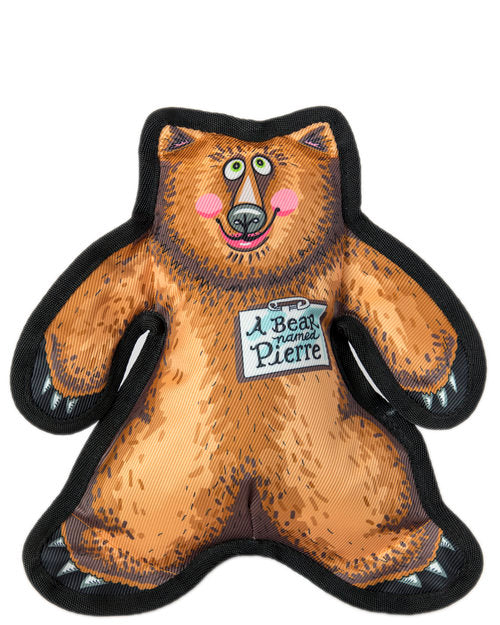 FUZZU | A Bear Named Pierre Dog Toy Play FUZZU   
