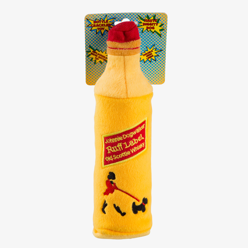 HAUTE DIGGITY DOG | Johnnie Dogwalker Water Bottle Crackler Toy Toys HAUTE DIGGITY DOG   