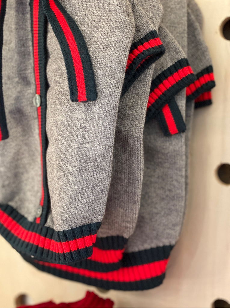Luxe Stripe Tie Dog Sweater << FINAL SALE >> Wear BELLA BEAN   