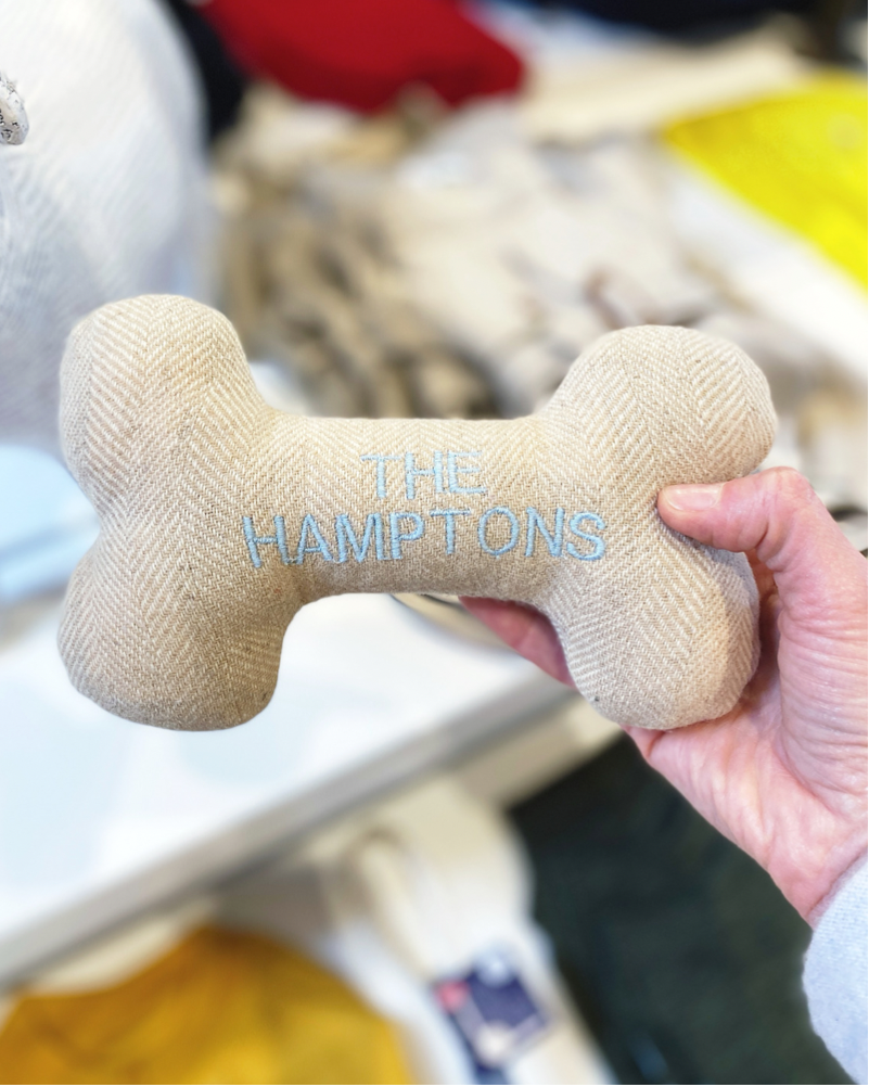 "The Hamptons" Tweed Squeaker Dog Toy (Made in the USA) Play THREAD AND PAW   