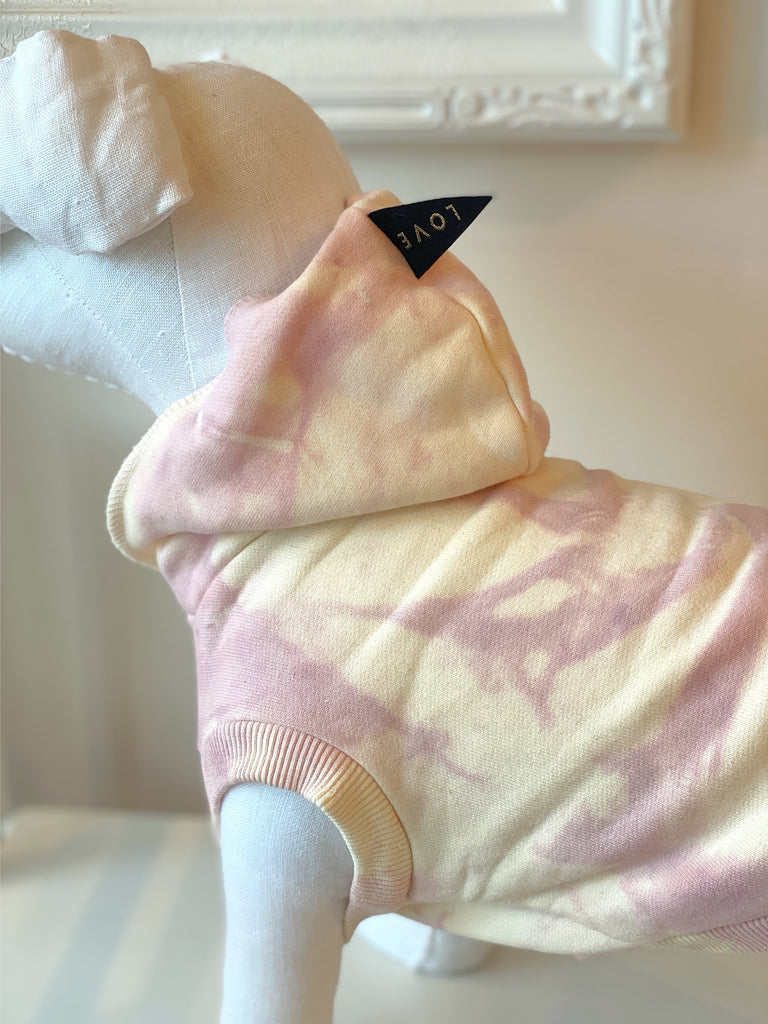 Studio Splatter Dog Sweatshirt in Blush (CLEARANCE) Wear FOUND MY ANIMAL   