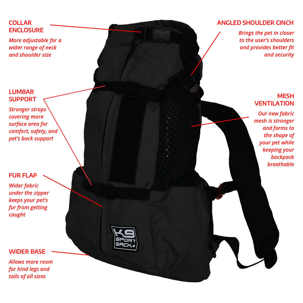 K9 Sport Sack Dog Backpack (Air 2) Carry K9 SPORT SACK   