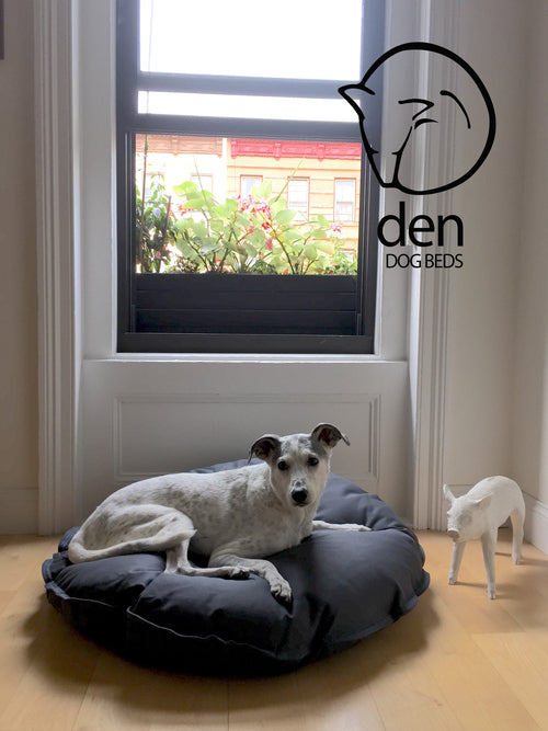 DEN DOG BEDS | Dog Bed in Steel Denim Bed DEN DOG BEDS   