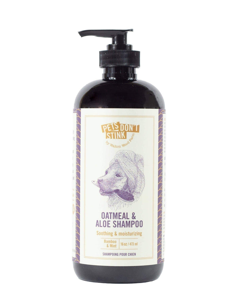 Oatmeal & Aloe Soothing Dog Shampoo (Made in the USA) HOME PETS DON'T STINK   