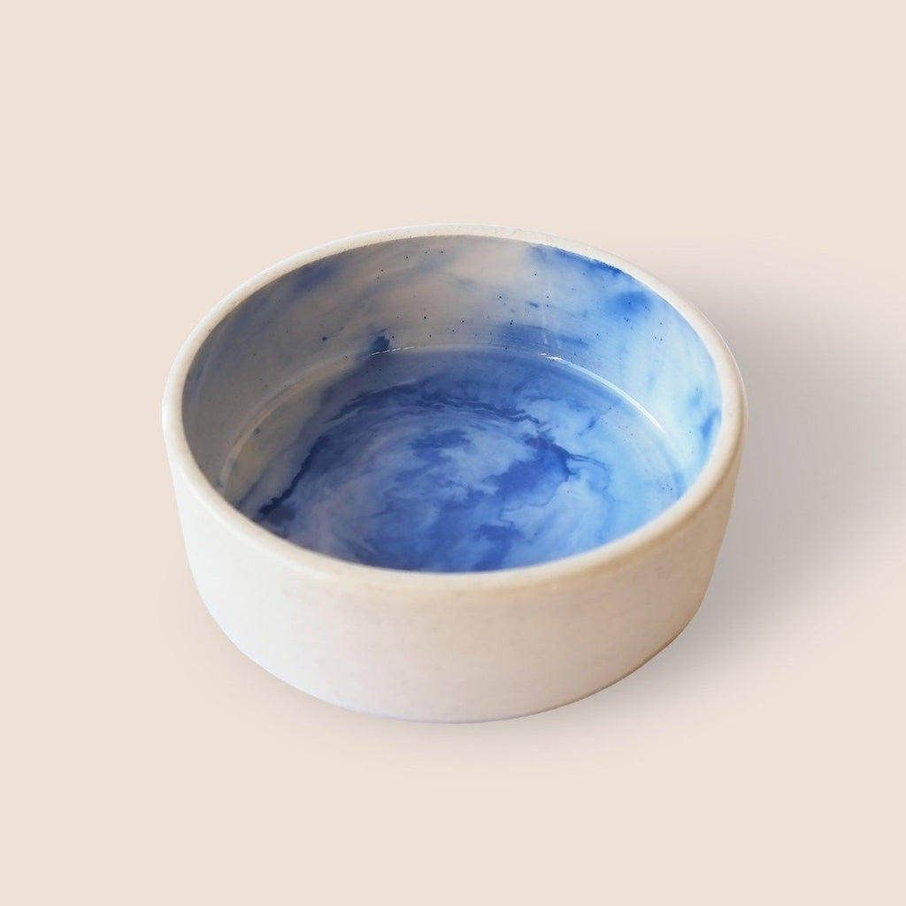Handmade Ceramic Ocean Dog Bowl (Made in the USA) Eat REX DESIGN   