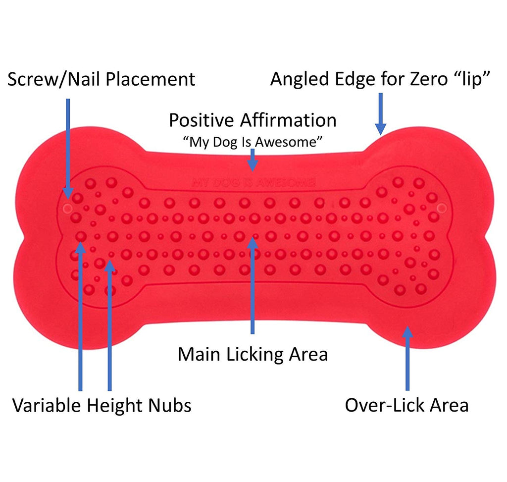 Lick Lick Pad in Red HOME PERFECT CURVE   