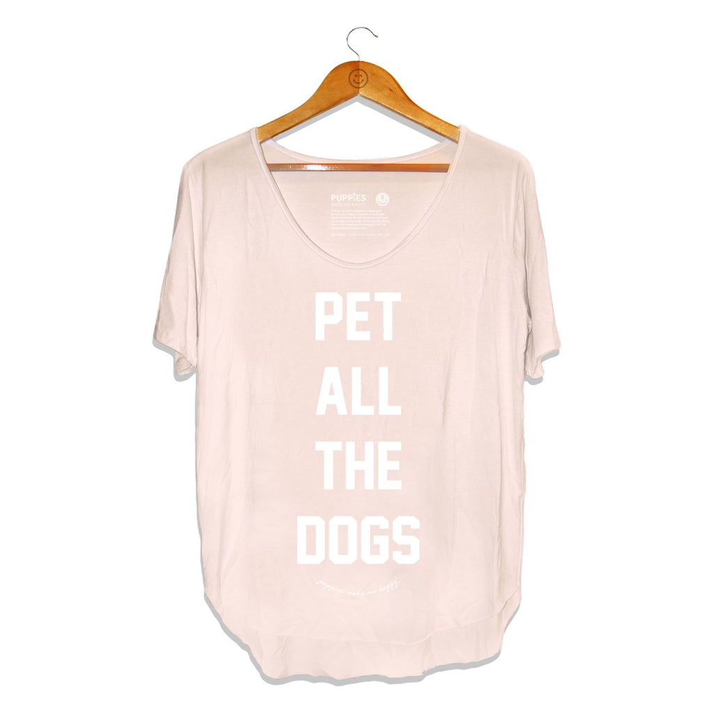 PUPPIES MAKE ME HAPPY | Pet All Dogs Weekend Tee Human PUPPIES MAKE ME HAPPY   
